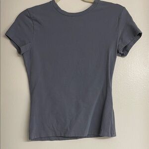 Abercrombie & Fitch Slate Gray Short Sleeve Tee